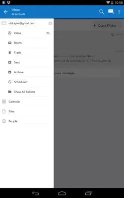 Microsoft Outlook android App screenshot 4